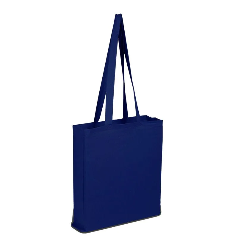 100% Cotton Sheeting Eeconomical Tote Bag with All Side Gusset