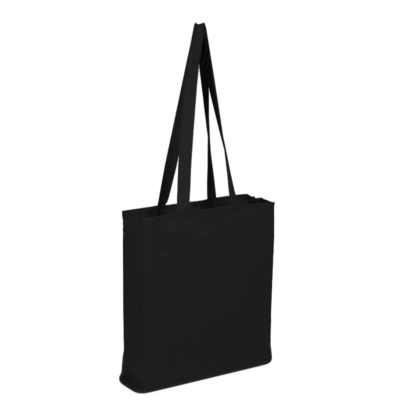 100% Cotton Sheeting Eeconomical Tote Bag with All Side Gusset