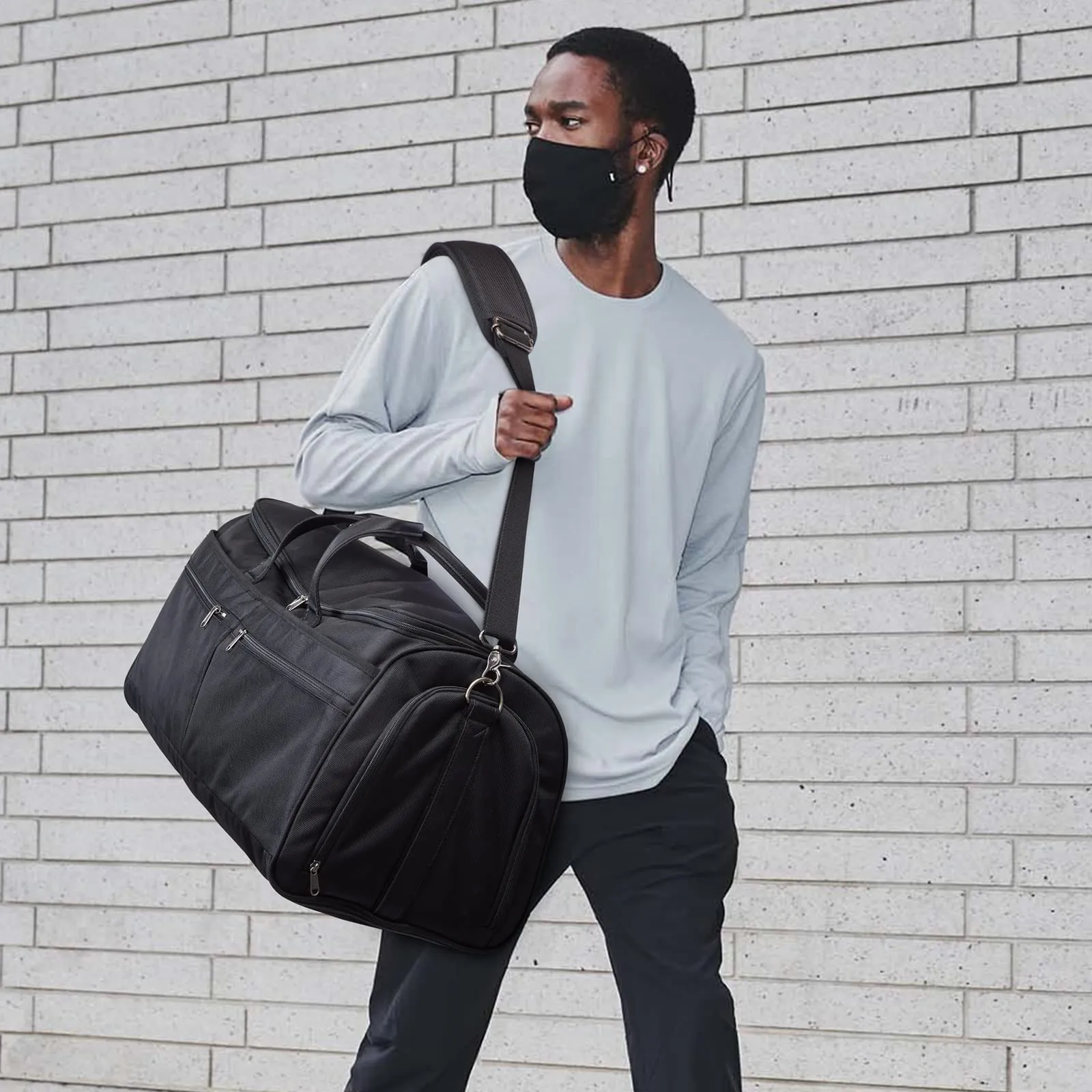 50L Carry on Garment Duffel Bag for Men