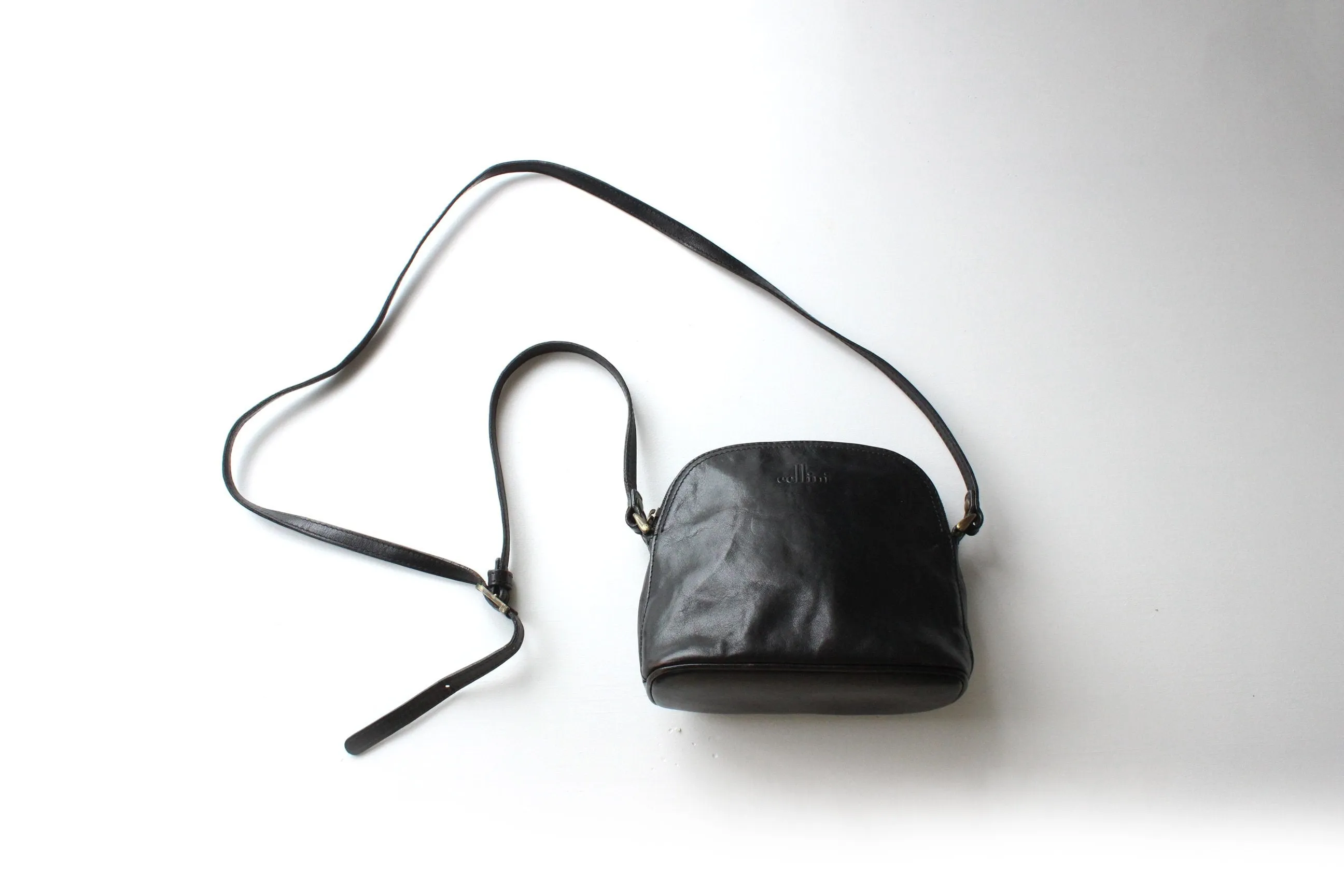 90s Cellini Black Leather Handbag