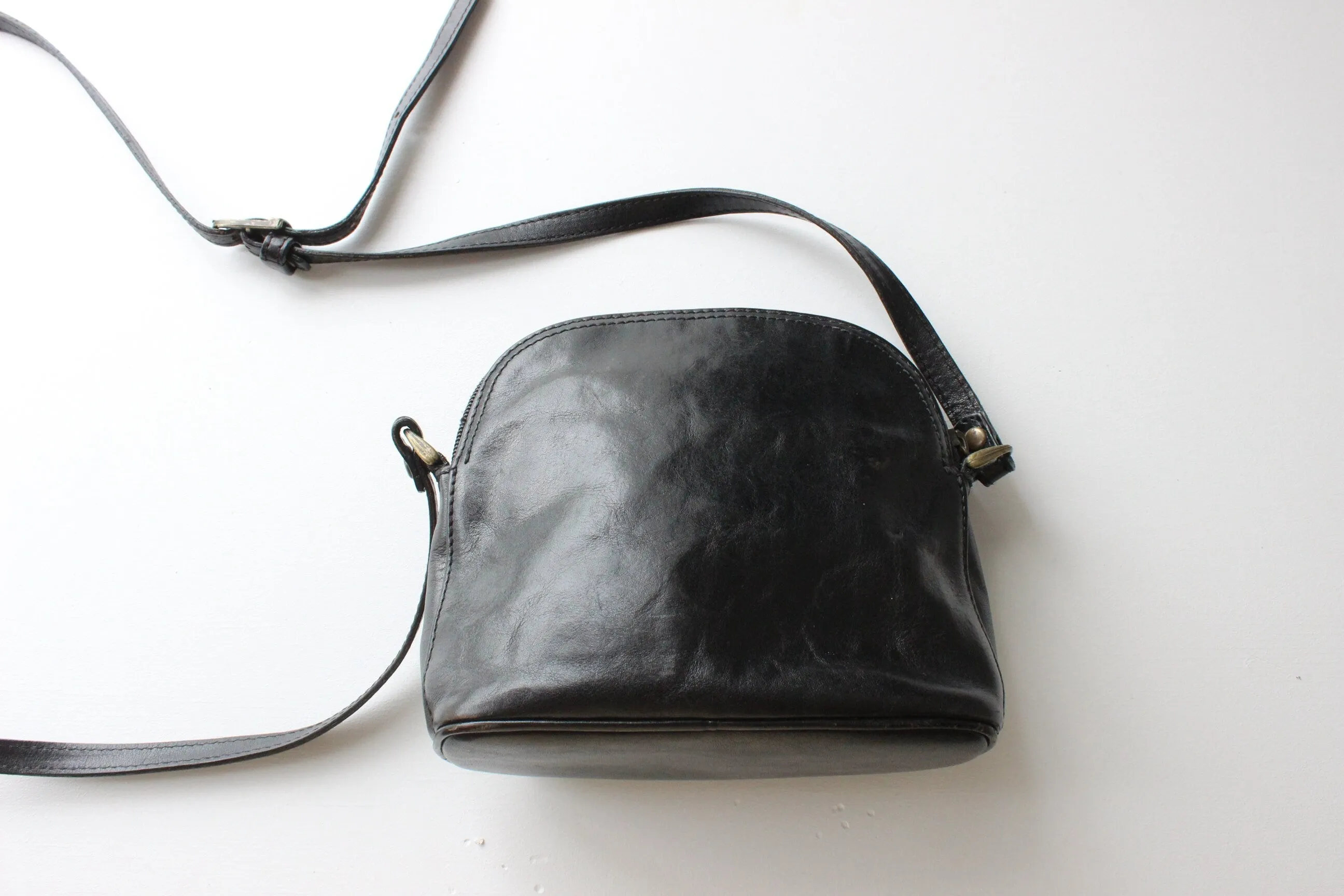 90s Cellini Black Leather Handbag