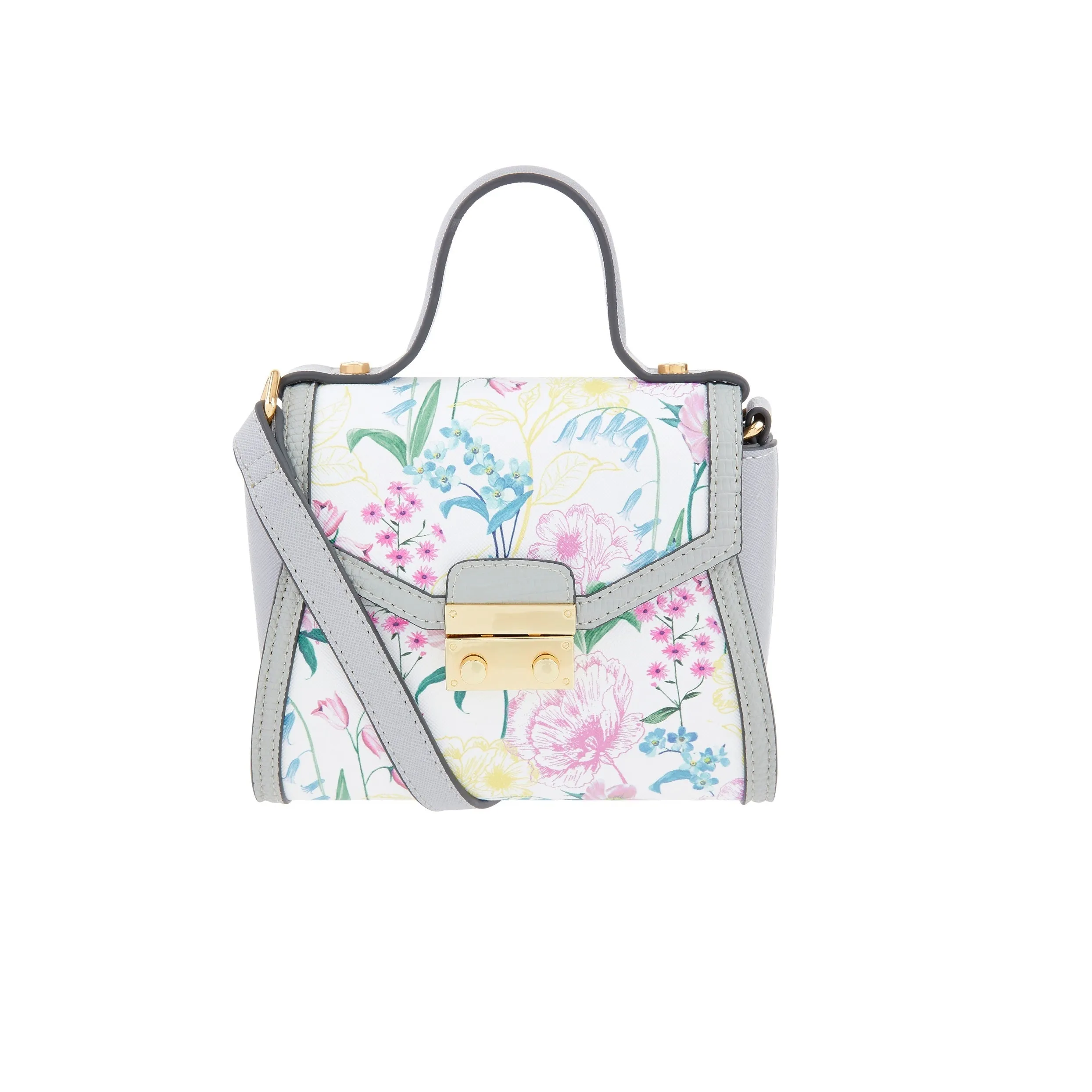 Accessorize London Women's Printed Tilly Tophandle Pastel-Multi