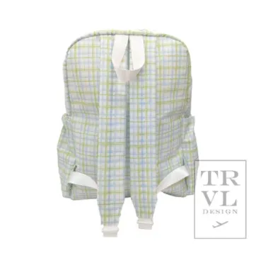 Backpacker in Classic Plaid Green | TRVL Design