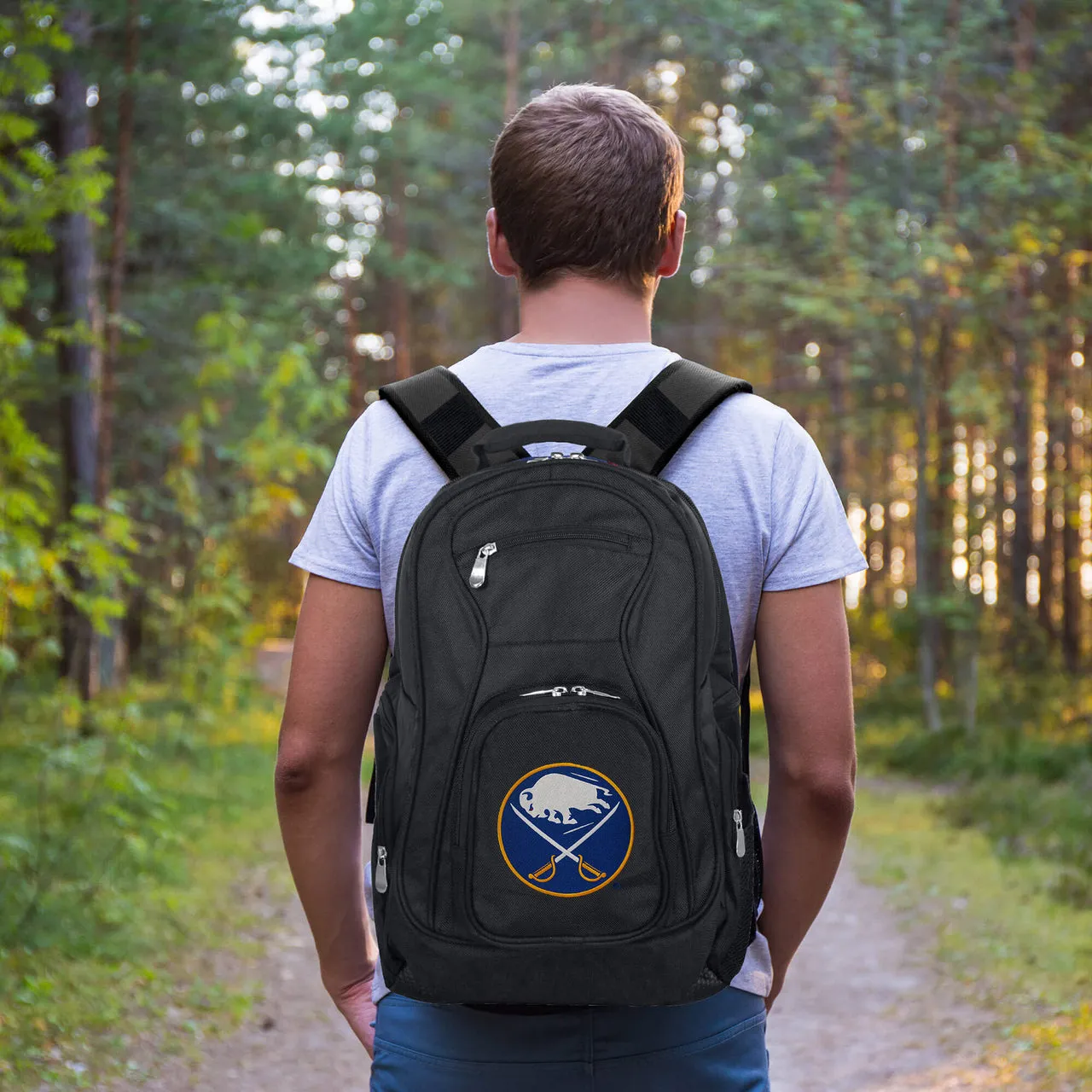 Buffalo Sabres Laptop Backpack Black