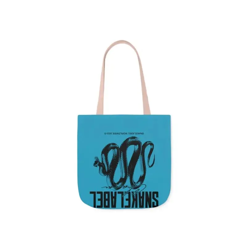 Canvas Tote Bag with 5 Color Straps - Lightweight & Durable