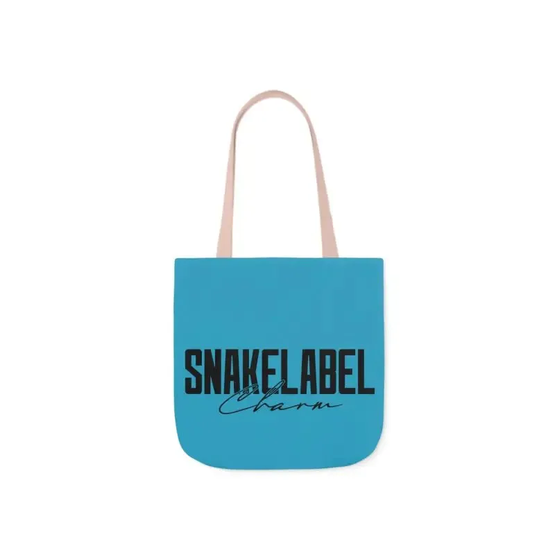 Canvas Tote Bag with 5 Color Straps - Lightweight & Durable