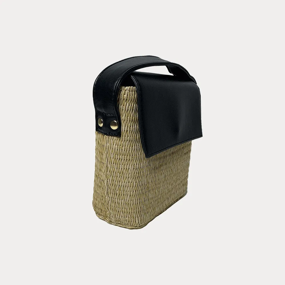 Celeste Crossbody Raffia Bag