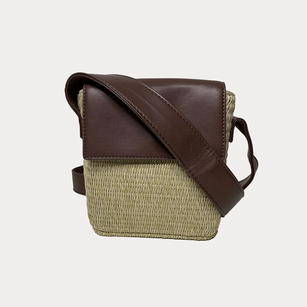 Celeste Crossbody Raffia Bag