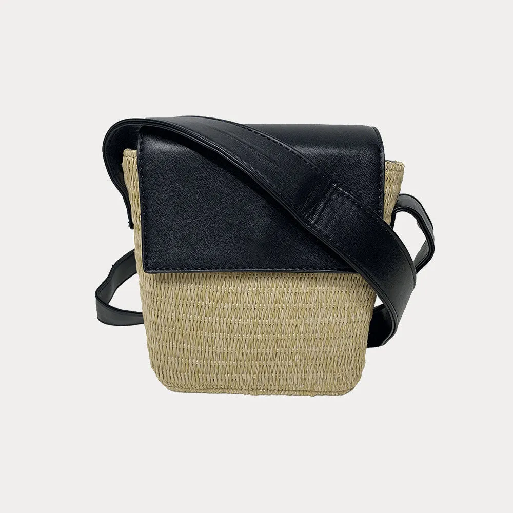 Celeste Crossbody Raffia Bag