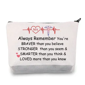 CMNIM Medical Assistant Gifts Medical Assistant Bag Makeup Cosmetic Gifts for Medical Assistant Students Accessories Travel Bags Zipper Pouch (Medical Assistant Makeup Bag)