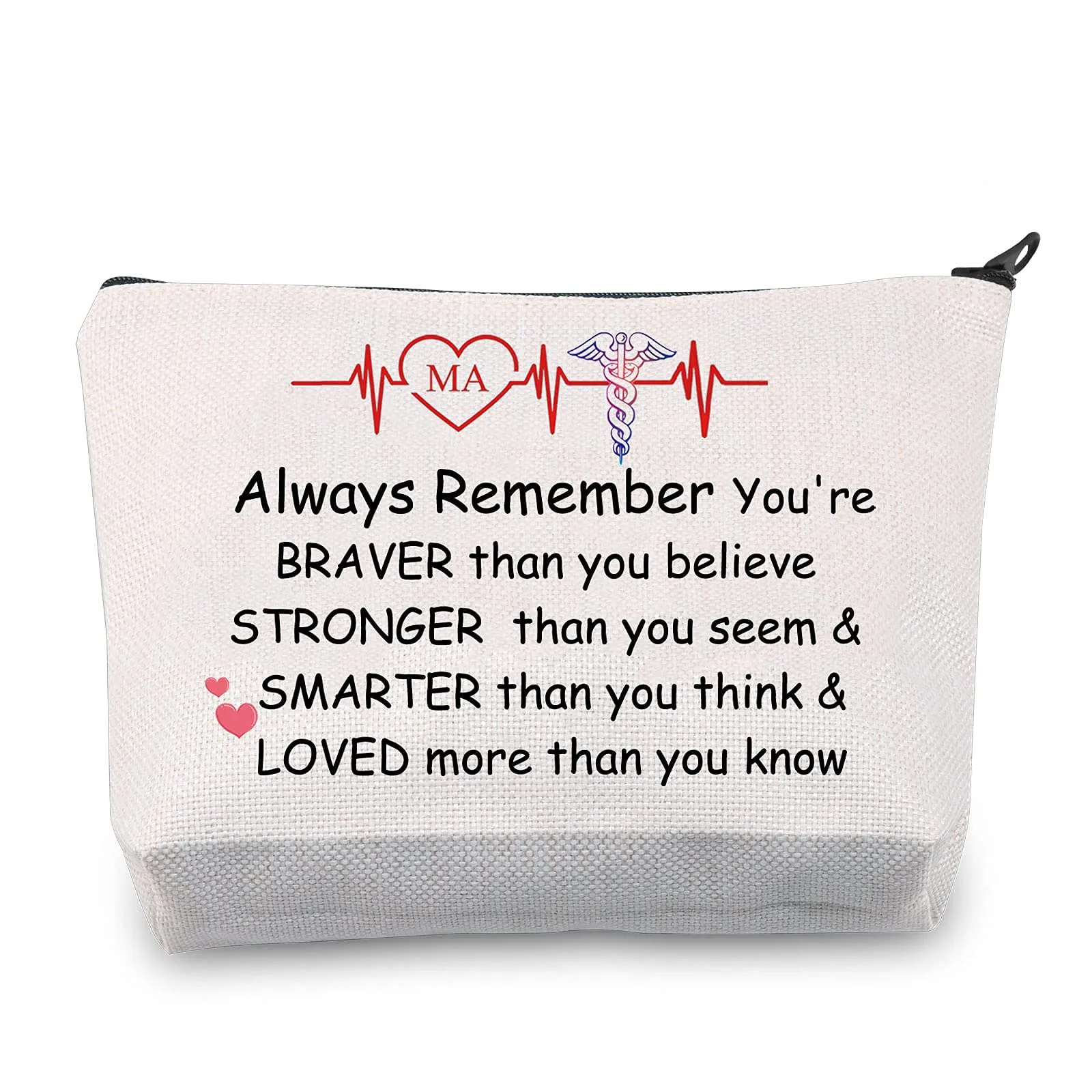 CMNIM Medical Assistant Gifts Medical Assistant Bag Makeup Cosmetic Gifts for Medical Assistant Students Accessories Travel Bags Zipper Pouch (Medical Assistant Makeup Bag)