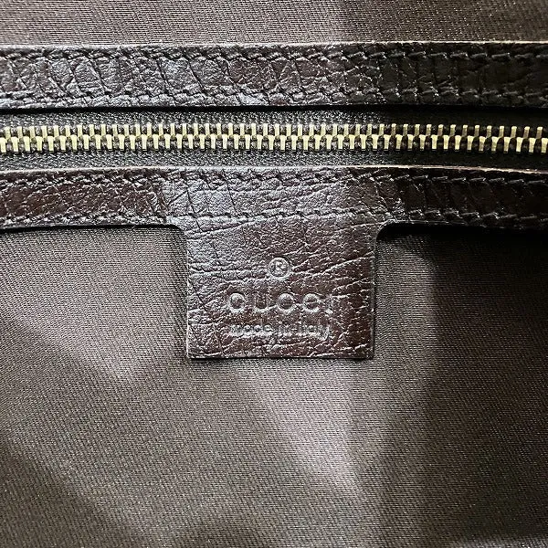 Gucci GG Canvas Leather Horsebit Tote Bag