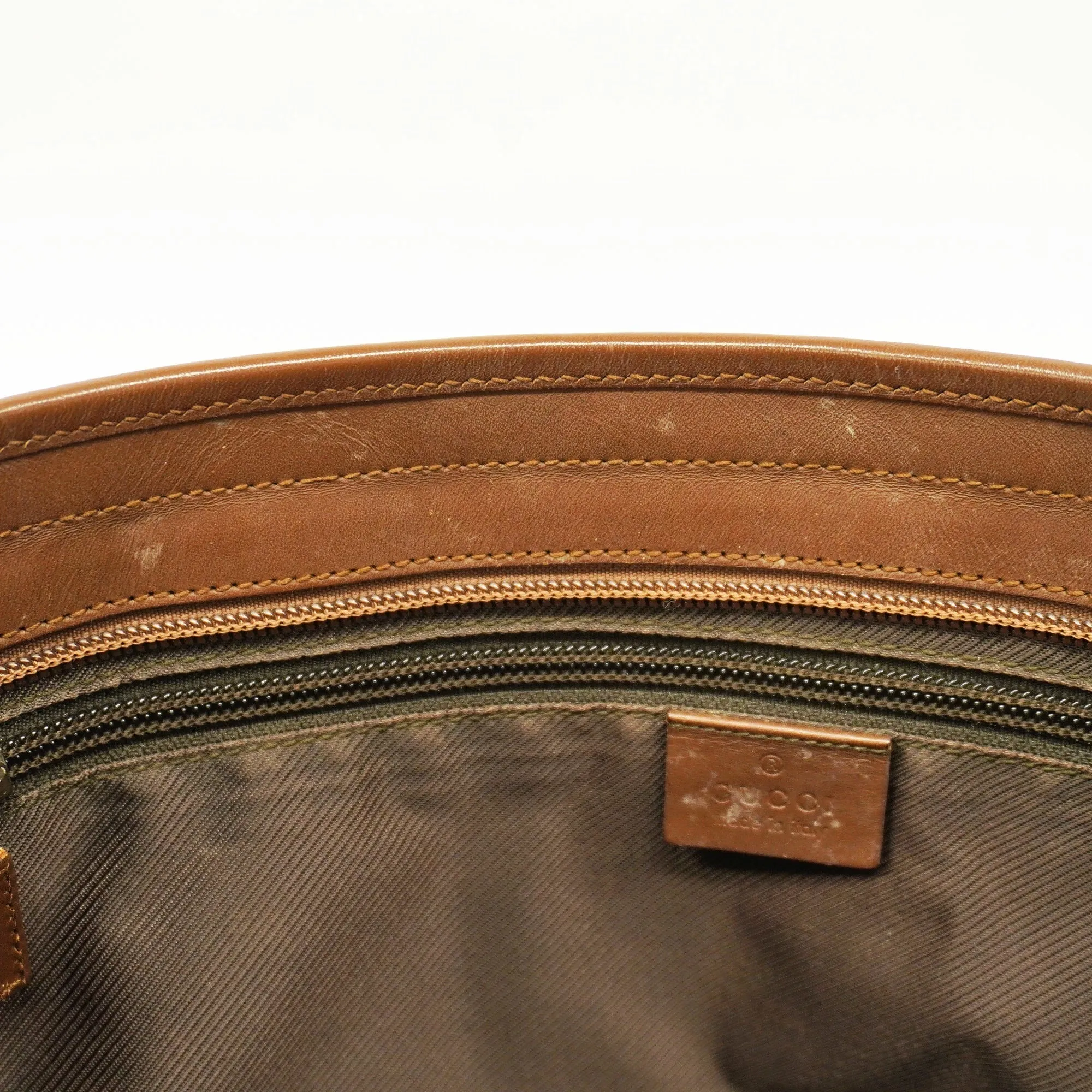 GUCCI  GG Canvas Tote Bag 019 0426 Women's Tote Bag Beige,Brown