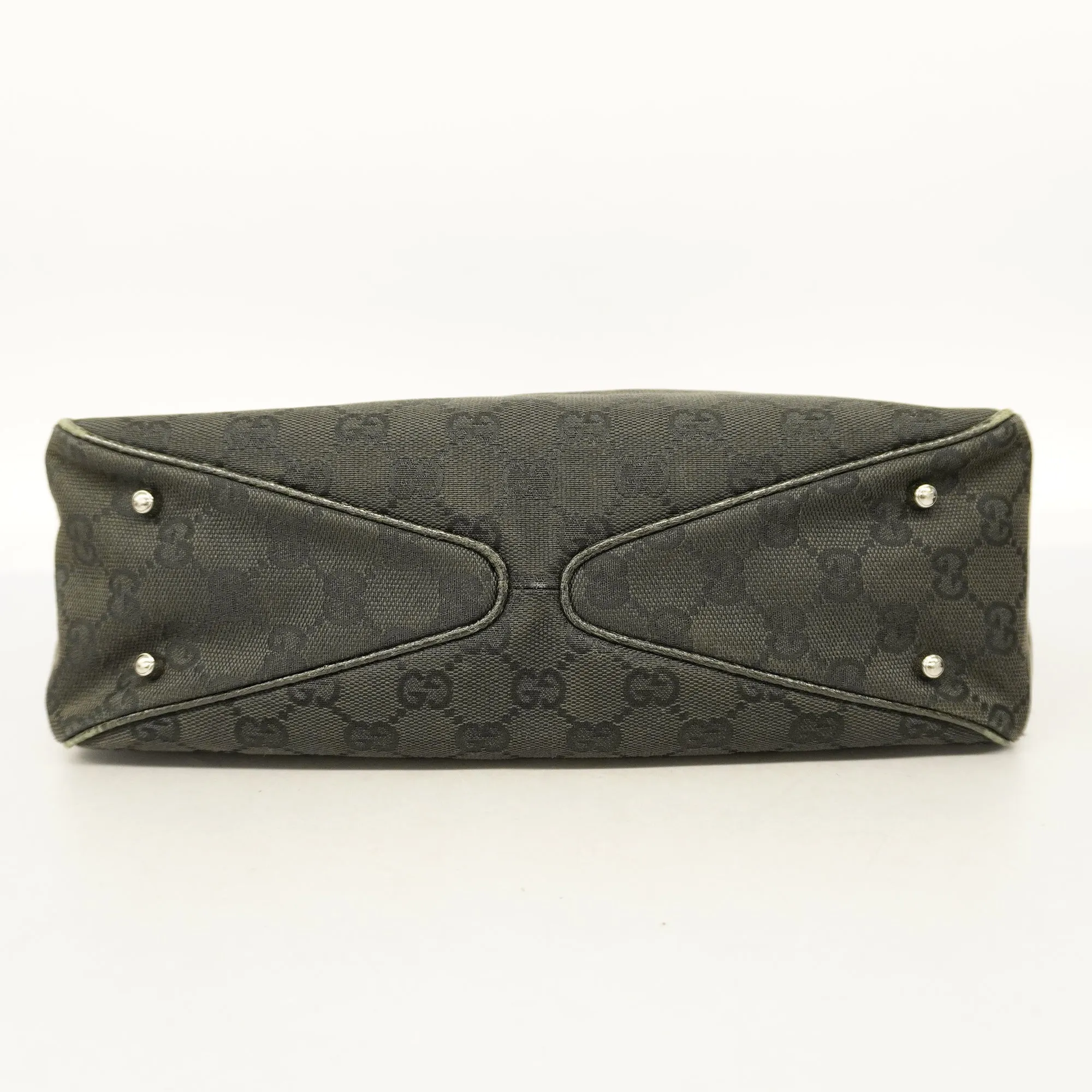 GUCCI  GG Canvas Tote Bag 113019 Women's Tote Bag Black