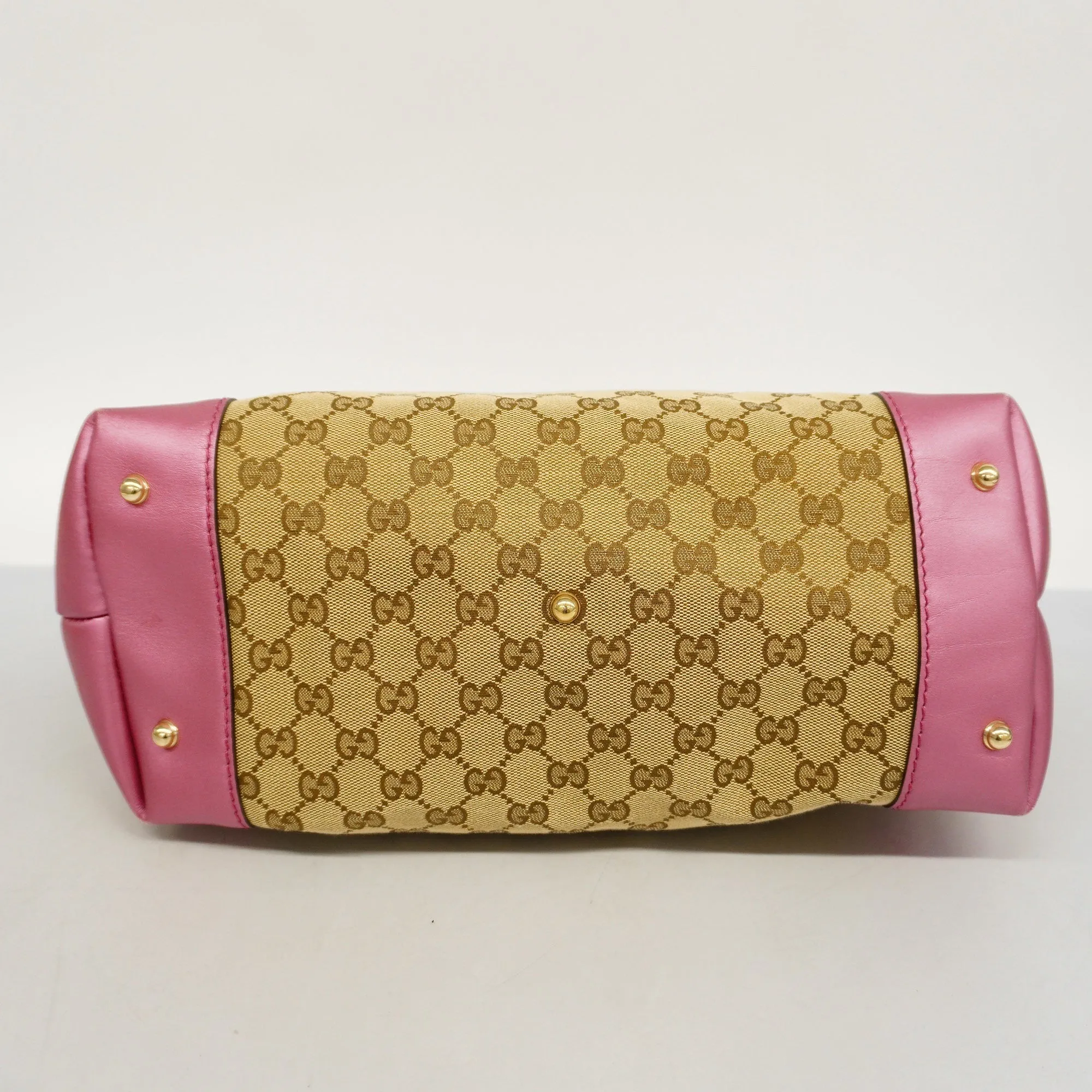 GUCCI  GG Canvas Tote Bag 269956 Women's Tote Bag Beige,Pink