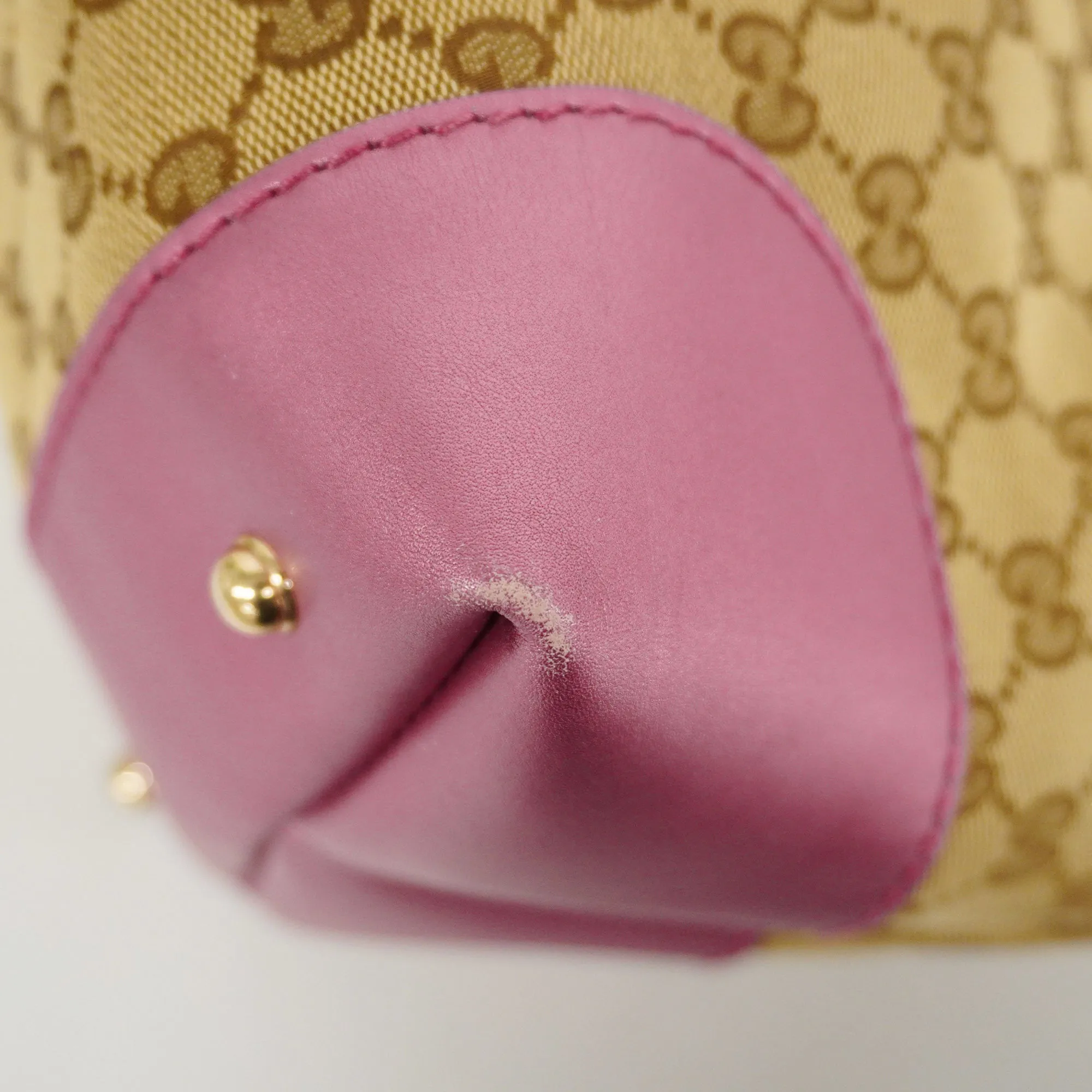 GUCCI  GG Canvas Tote Bag 269956 Women's Tote Bag Beige,Pink