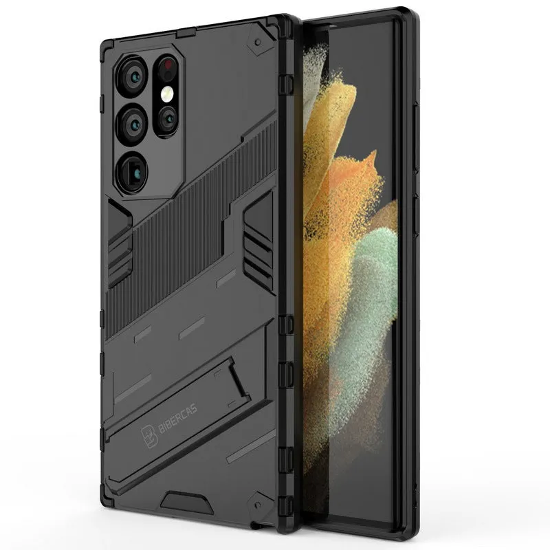 Luxury Shockproof  Armor Phone Cases With Kickstand
