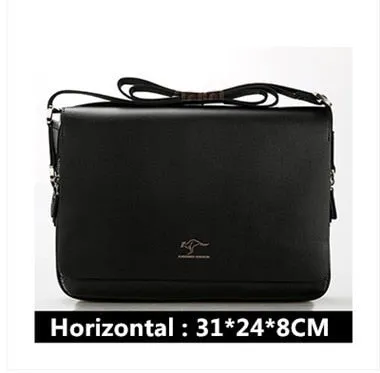 Men's Luxury Leather Shoulder Bag – Classic Vintage Messenger & Business Crossbody Bag