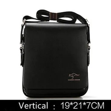 Men's Luxury Leather Shoulder Bag – Classic Vintage Messenger & Business Crossbody Bag