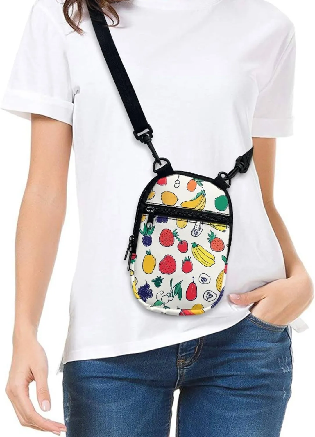 Mini Messenger Bag Girls Crossbody Bags for Women Designer Wallet Purses Shoulder Pouch for Workout Travelling