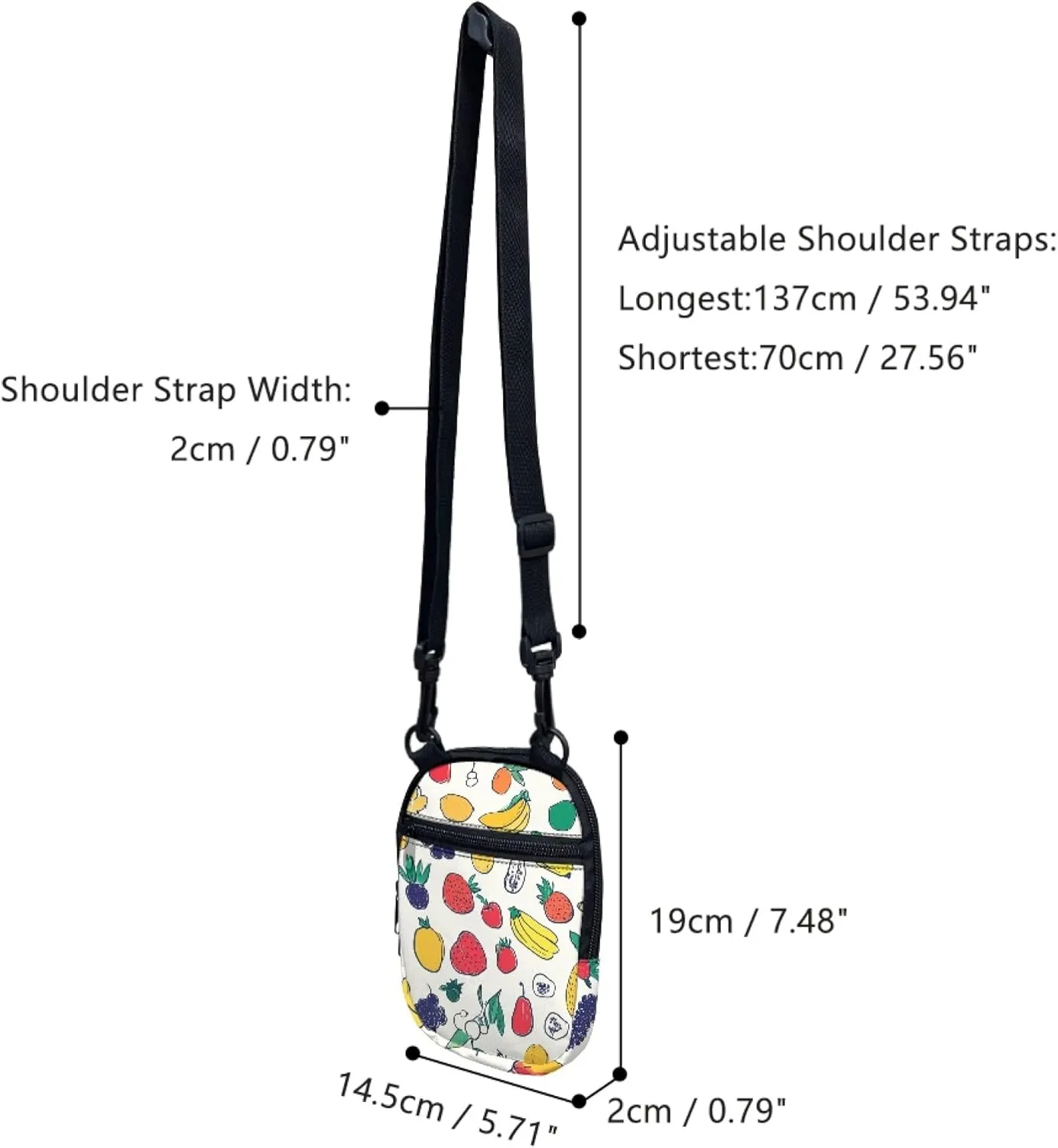 Mini Messenger Bag Girls Crossbody Bags for Women Designer Wallet Purses Shoulder Pouch for Workout Travelling