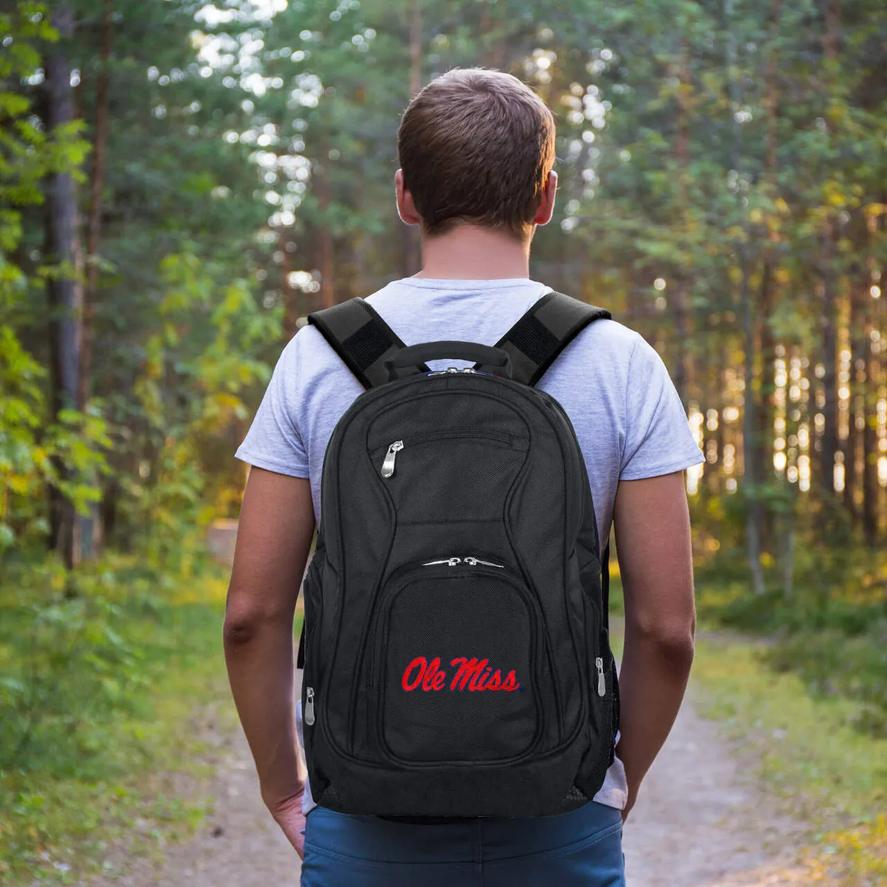 Mississippi Rebels Laptop Backpack Black