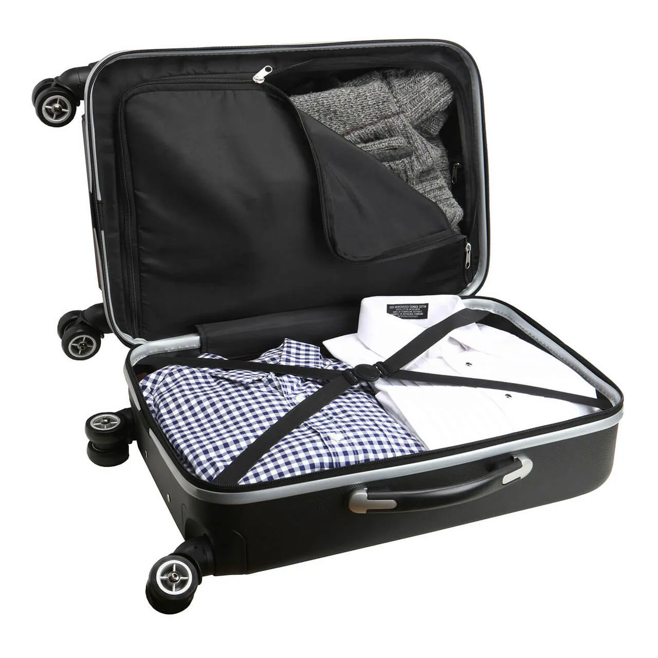 Nevada Wolf Pack Deluxe 2-Piece Backpack and Carry on Set in Black