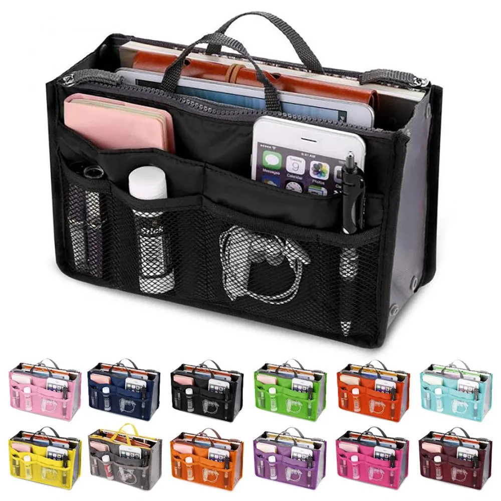 Organizer Insert Bag Women Nylon Travel Insert