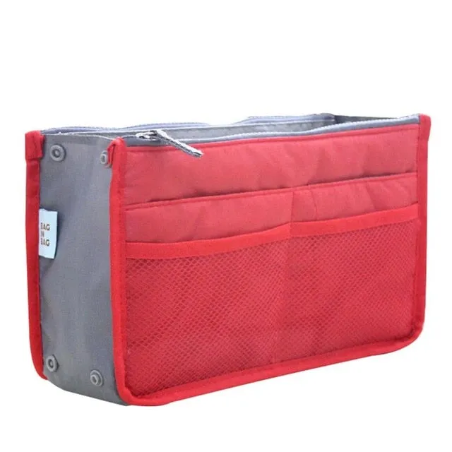 Organizer Insert Bag Women Nylon Travel Insert