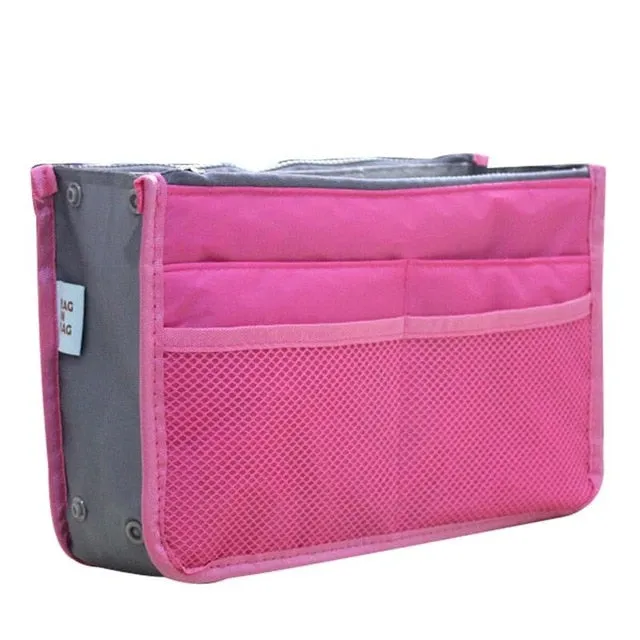 Organizer Insert Bag Women Nylon Travel Insert