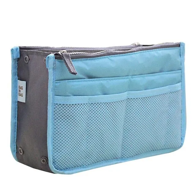 Organizer Insert Bag Women Nylon Travel Insert