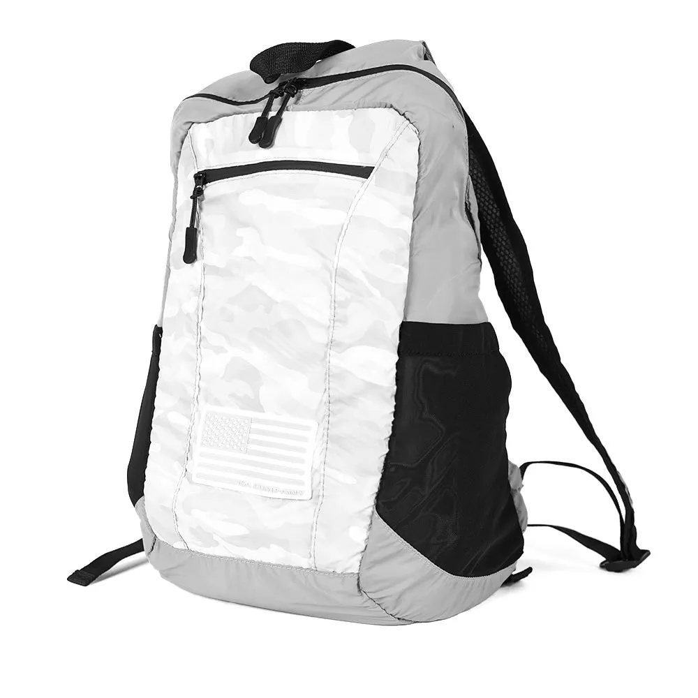Packable Backpack | Ghost Military Camo | Light Grey