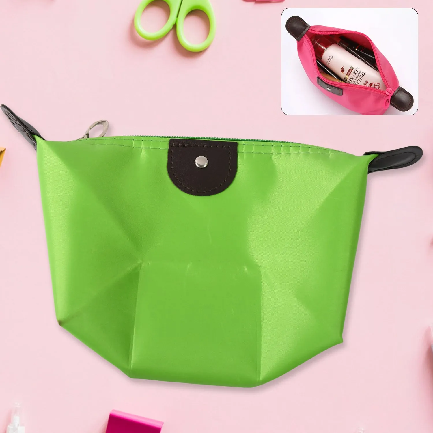 Portable Cosmetic Bag Waterproof Travel Pouch (1 Pc)