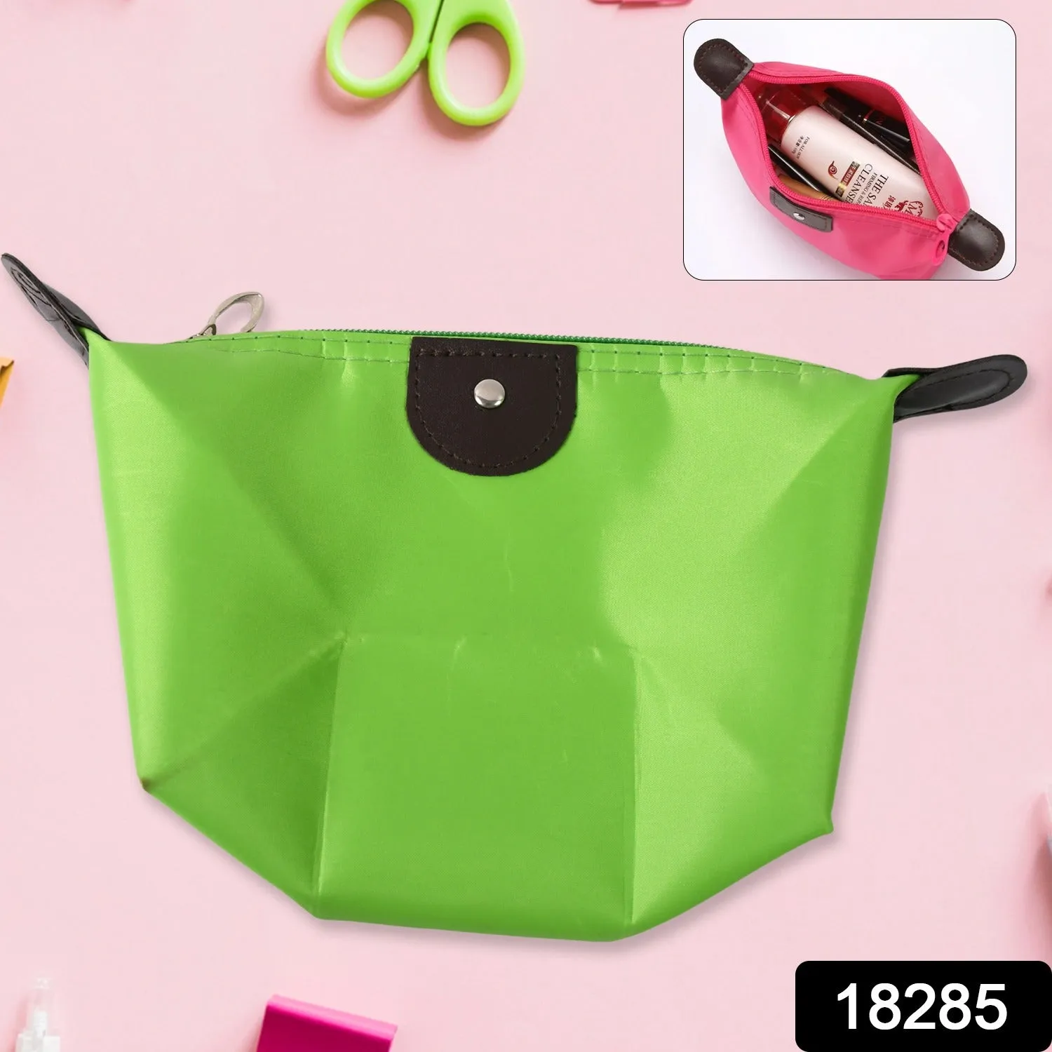 Portable Cosmetic Bag Waterproof Travel Pouch (1 Pc)