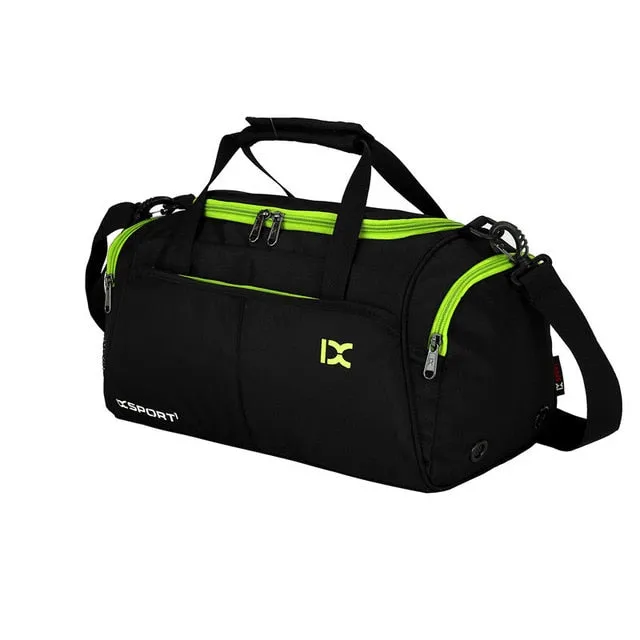 Quality Compact Gym Bag Sports Bag Travel Bag With Cross body Shoulder Strap Shoe Compartment Waterproof Unisex