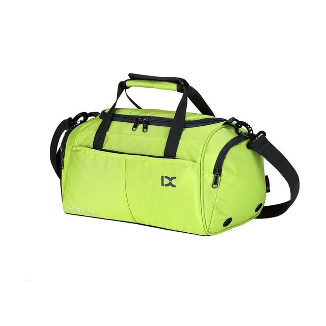 Quality Compact Gym Bag Sports Bag Travel Bag With Cross body Shoulder Strap Shoe Compartment Waterproof Unisex