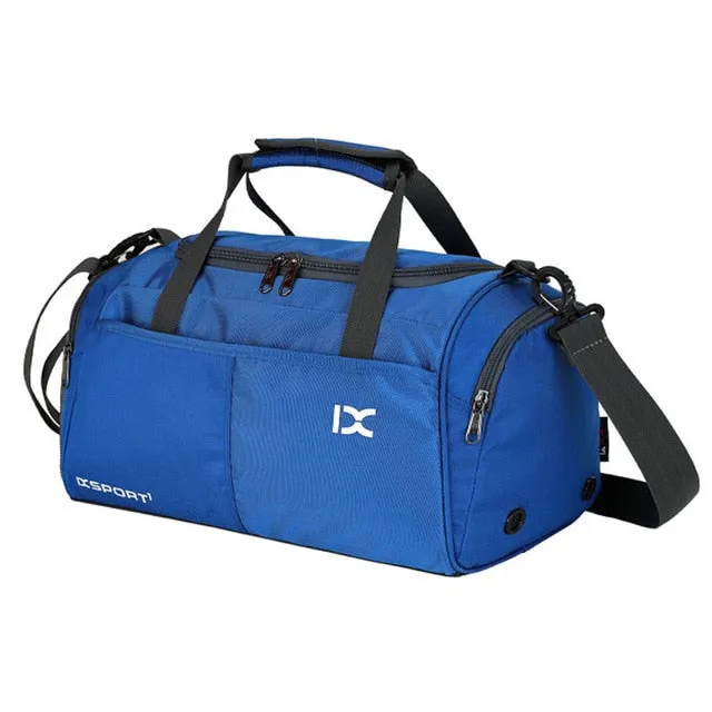 Quality Compact Gym Bag Sports Bag Travel Bag With Cross body Shoulder Strap Shoe Compartment Waterproof Unisex