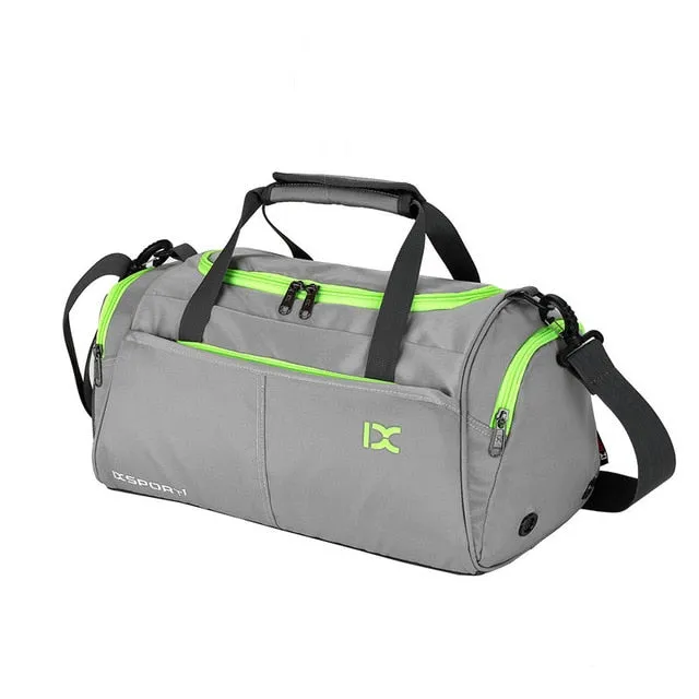 Quality Compact Gym Bag Sports Bag Travel Bag With Cross body Shoulder Strap Shoe Compartment Waterproof Unisex