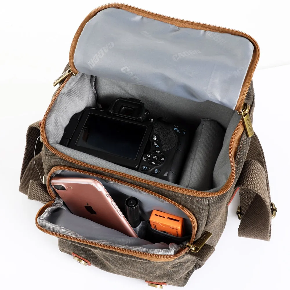 Retro Photo Case Causual Canvas Camera Bag For Fujifilm X-E4 X-T4 X-S10 X-T200 X-T100 X-T30 X-T20 X-A7 X-A5 X-A20 XT30 II XT30II