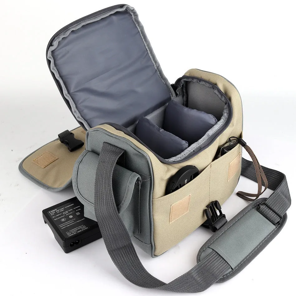Shock-proof professional canvas camera bag  for Canon 750D photography storage bag