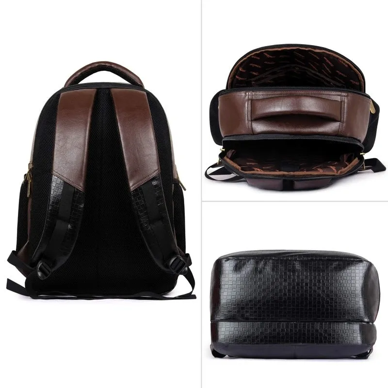 THE CLOWNFISH Jovial 27L Laptop Backpack | Water Resistant | 15.6 inch | Dark Brown