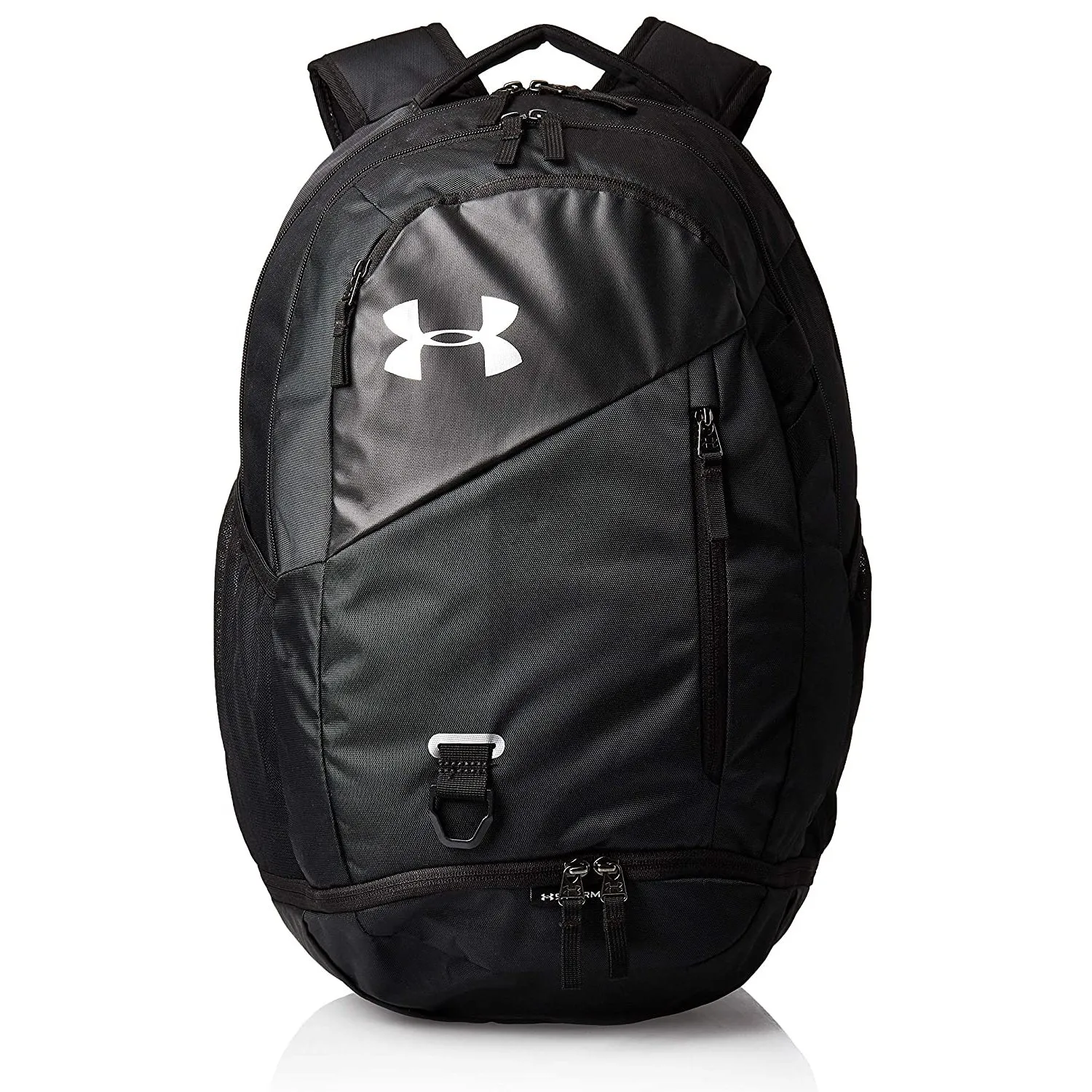 Under Armour Adult Hustle 4.0 Backpack | Black (001)/Silver