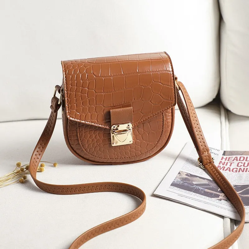 Vintage Crossbody Bags For Women 2021 Female Small PU Leather Saddle Shoulder Bag Luxury Ladies Phone Wallet Bag Designer bolsa