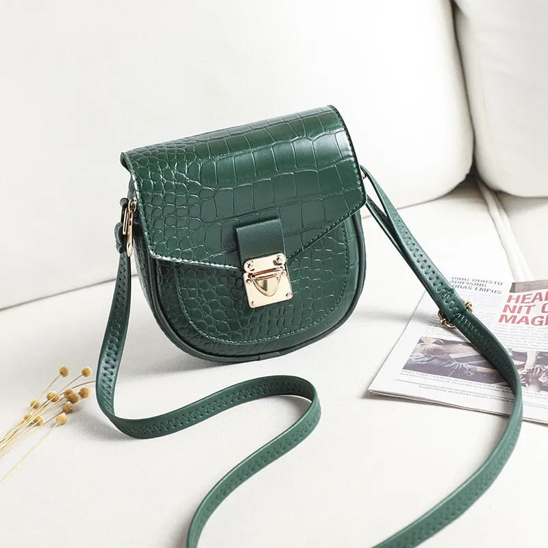 Vintage Crossbody Bags For Women 2021 Female Small PU Leather Saddle Shoulder Bag Luxury Ladies Phone Wallet Bag Designer bolsa