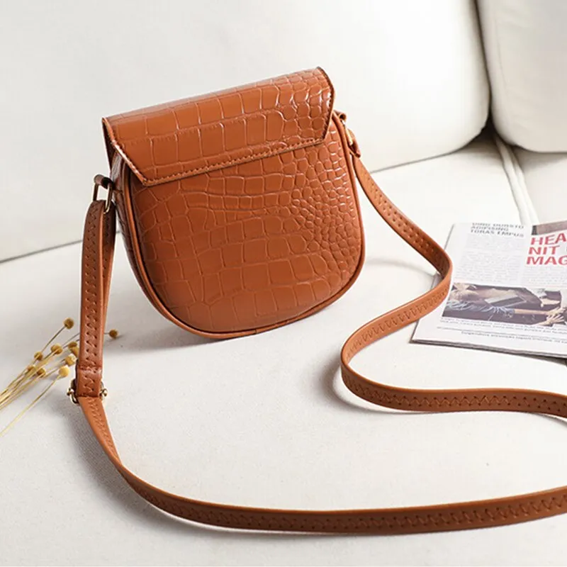 Vintage Crossbody Bags For Women 2021 Female Small PU Leather Saddle Shoulder Bag Luxury Ladies Phone Wallet Bag Designer bolsa