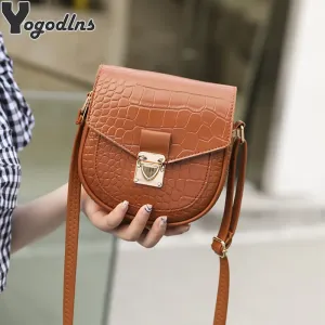 Vintage Crossbody Bags For Women 2021 Female Small PU Leather Saddle Shoulder Bag Luxury Ladies Phone Wallet Bag Designer bolsa