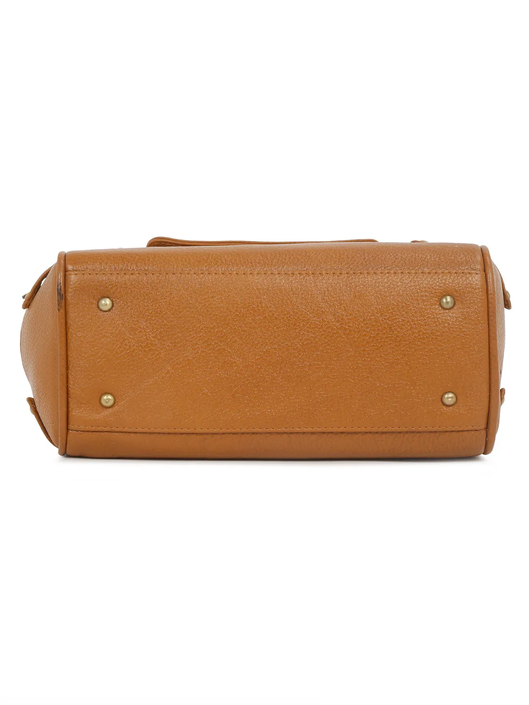 Women Leather mango Structured Handheld Bag