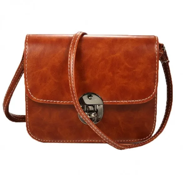 Women's Vintage Style Messenger Bag Flap Bag One Shoulder Bag
