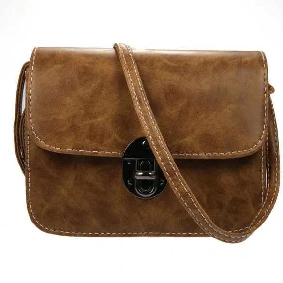 Women's Vintage Style Messenger Bag Flap Bag One Shoulder Bag
