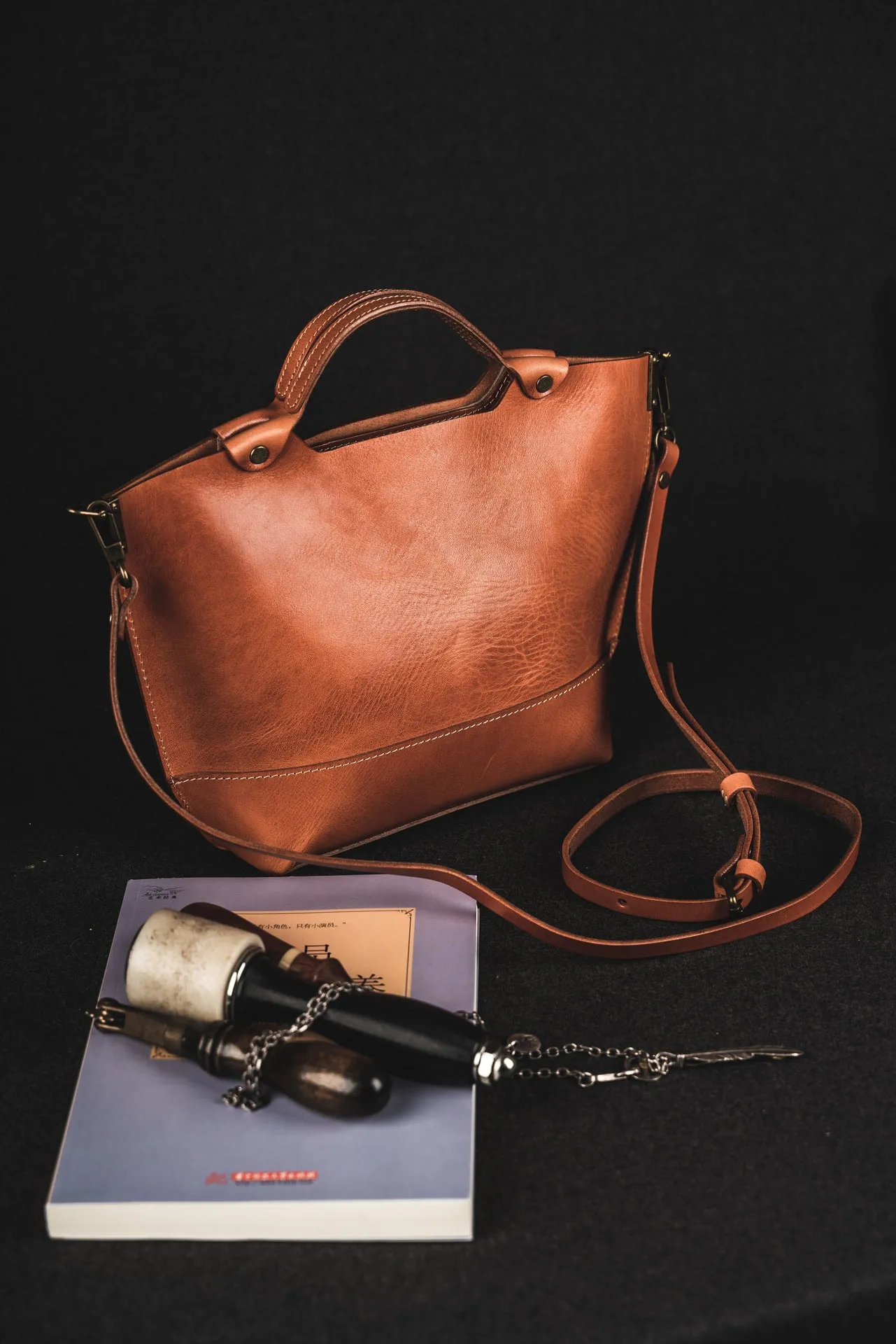 YAAGLE Women Nubuck Leather Messenger Handbag Tote YGM8109